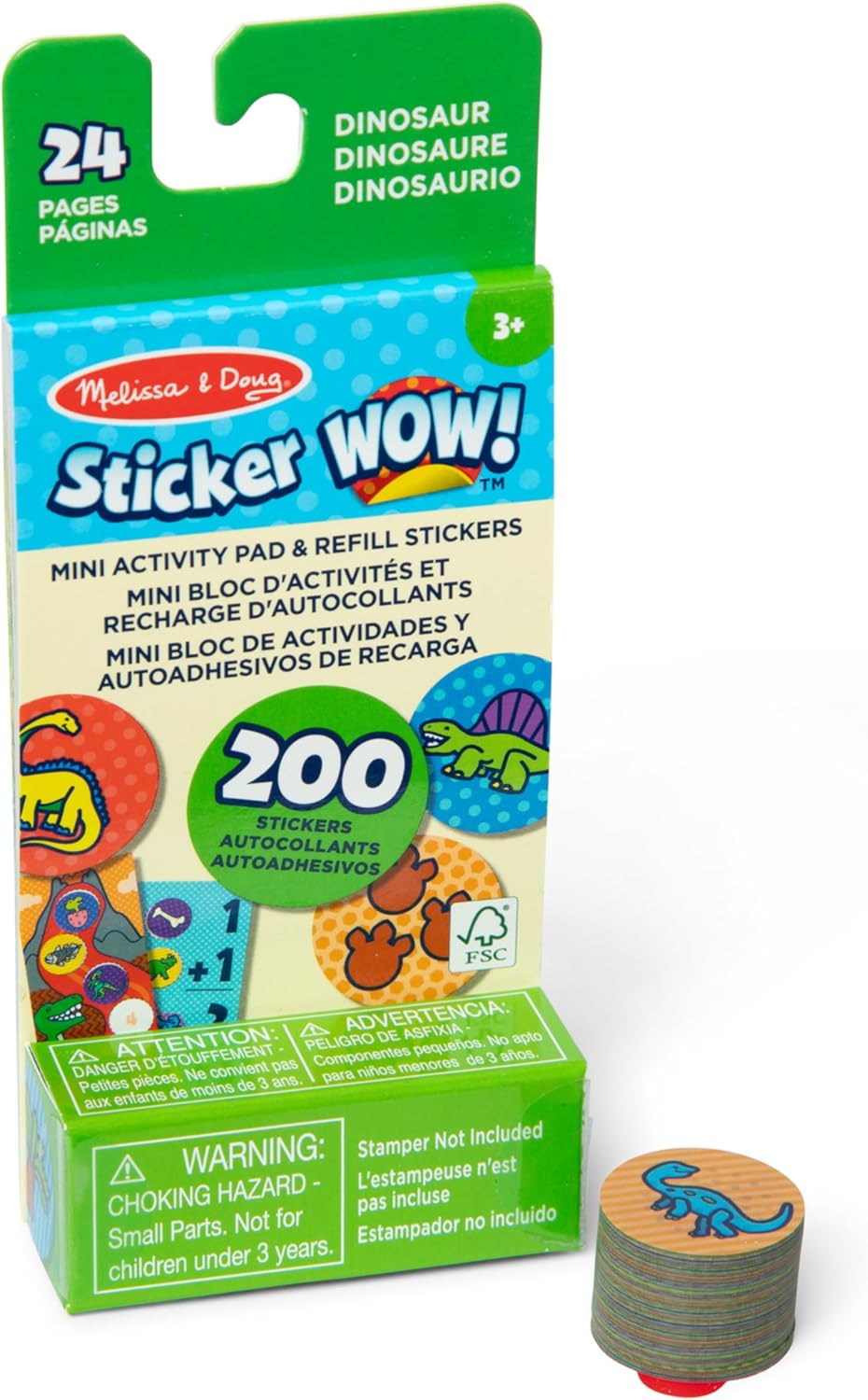 Sticker WOW! Refill Stickers - Dinosaur