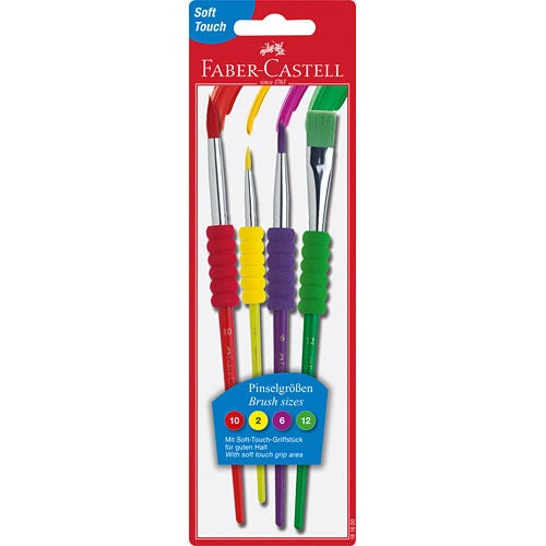 4 Pack Soft Grip Brushes (formerly 181600)